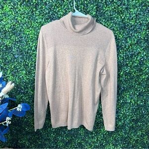 Nwot Talbots Tan Turtleneck long‎ sleeve